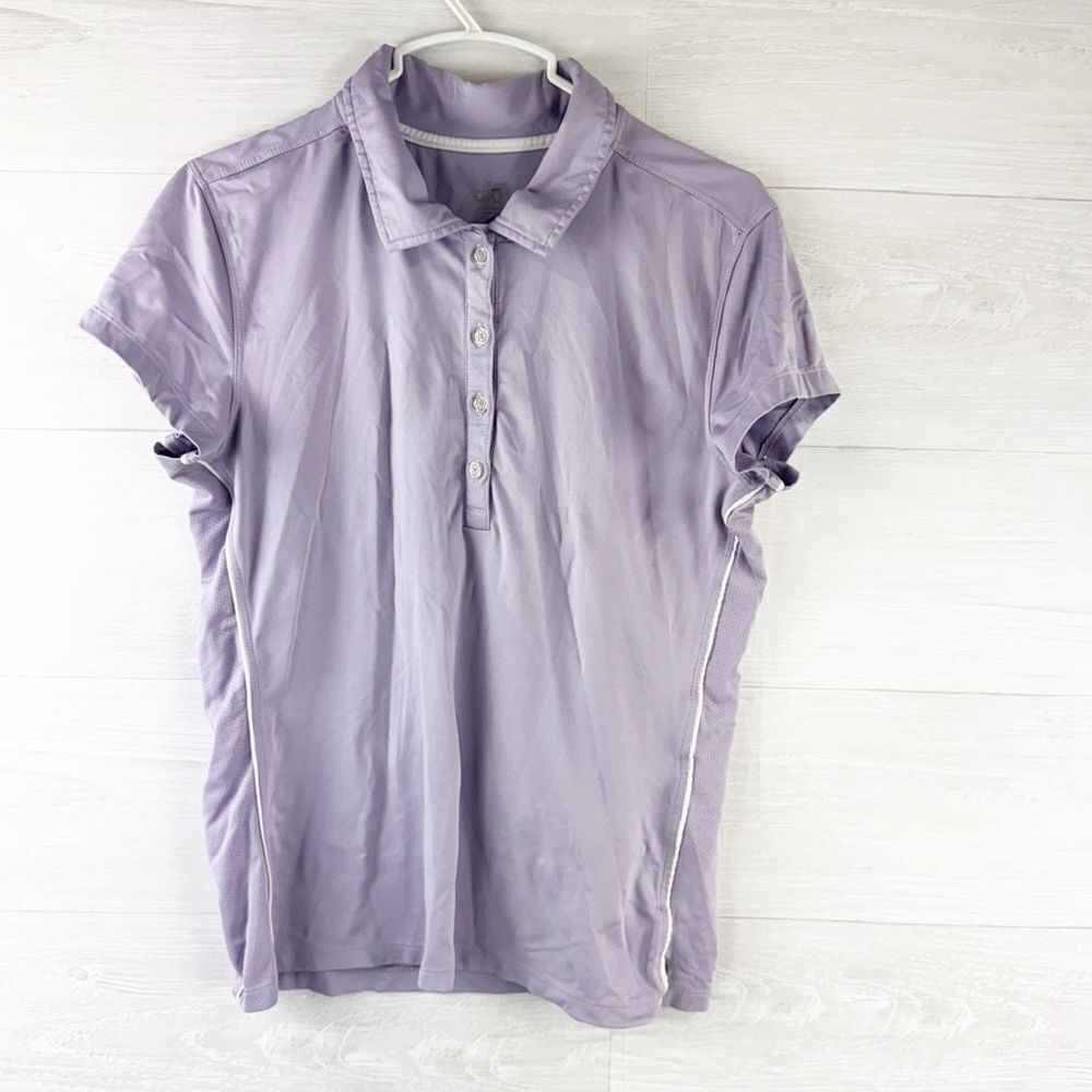 Alo Yoga Coolfit Button Collar Polo Shirt